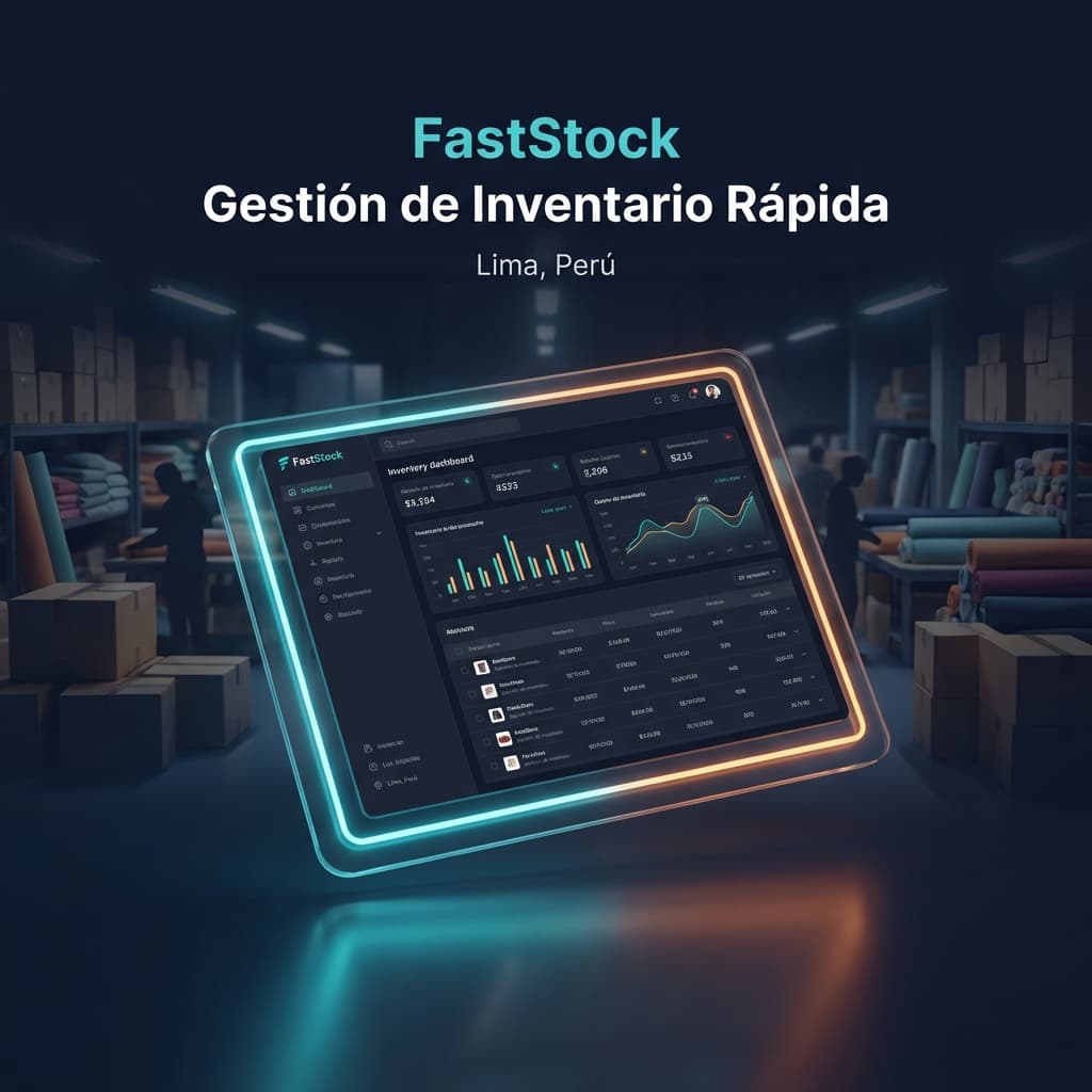 FastStock Dashboard en almacén de Perú